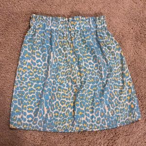 Leopard Paper Bag Skirt